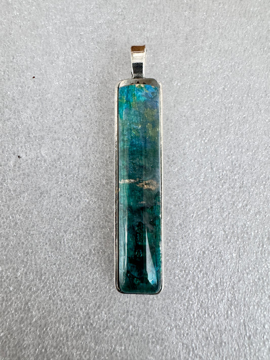 Autumn landscape Pendant With Wax Cord