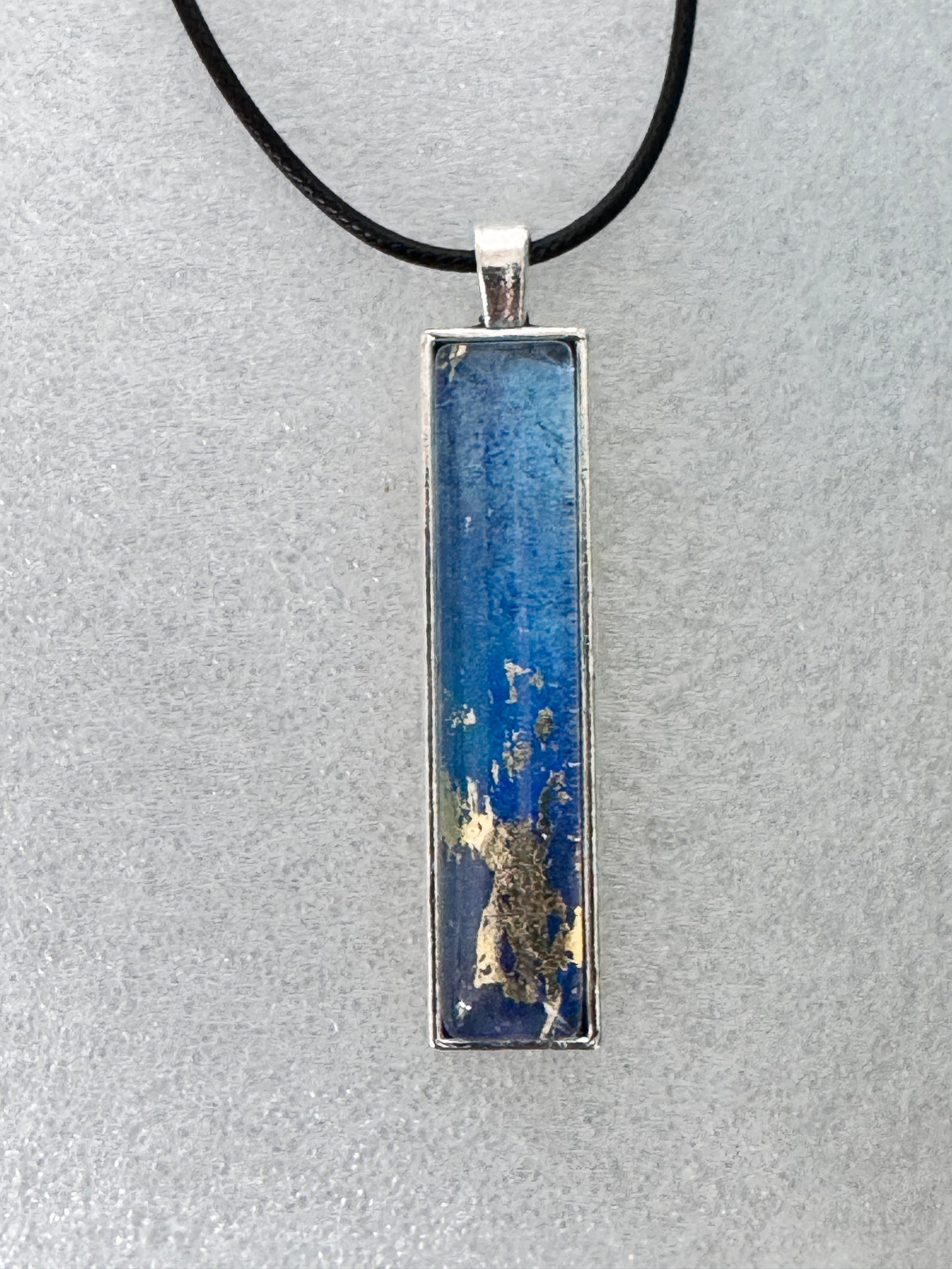 Autumn landscape Pendant With Wax Cord