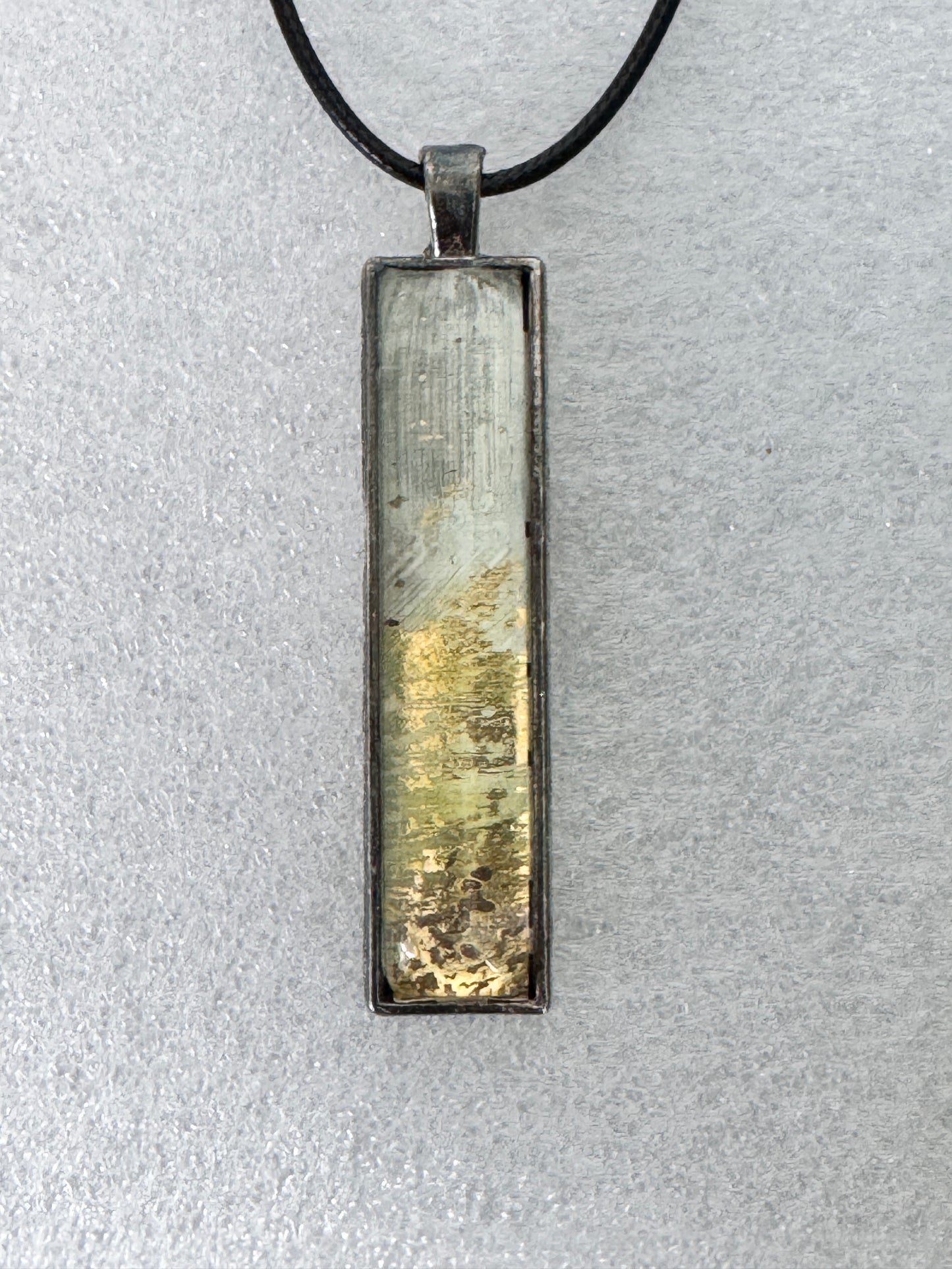 Autumn landscape Pendant With Wax Cord