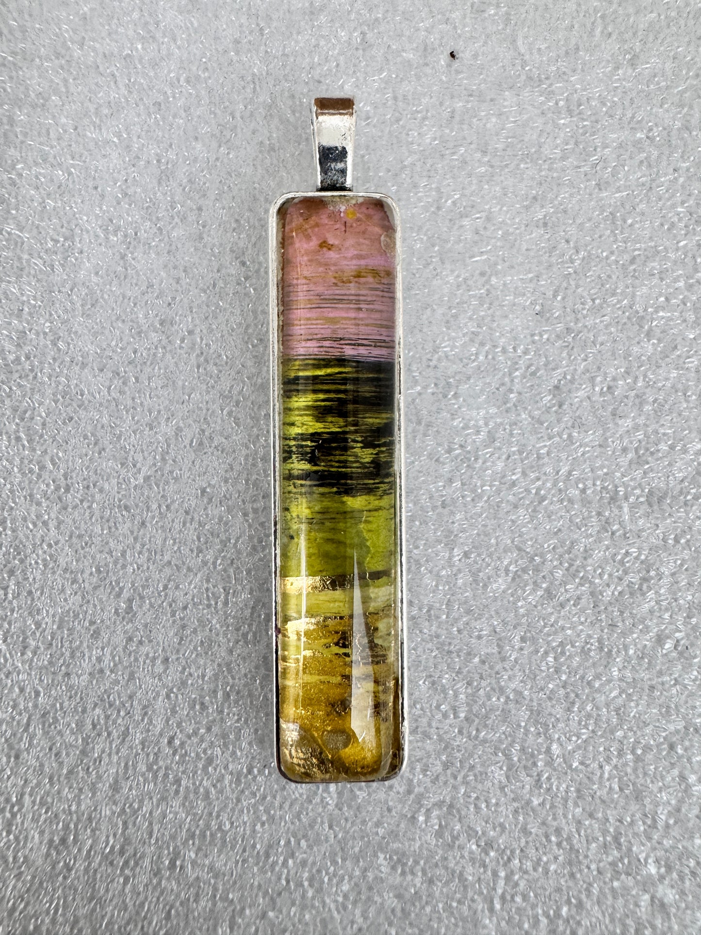 Autumn landscape Pendant With Wax Cord