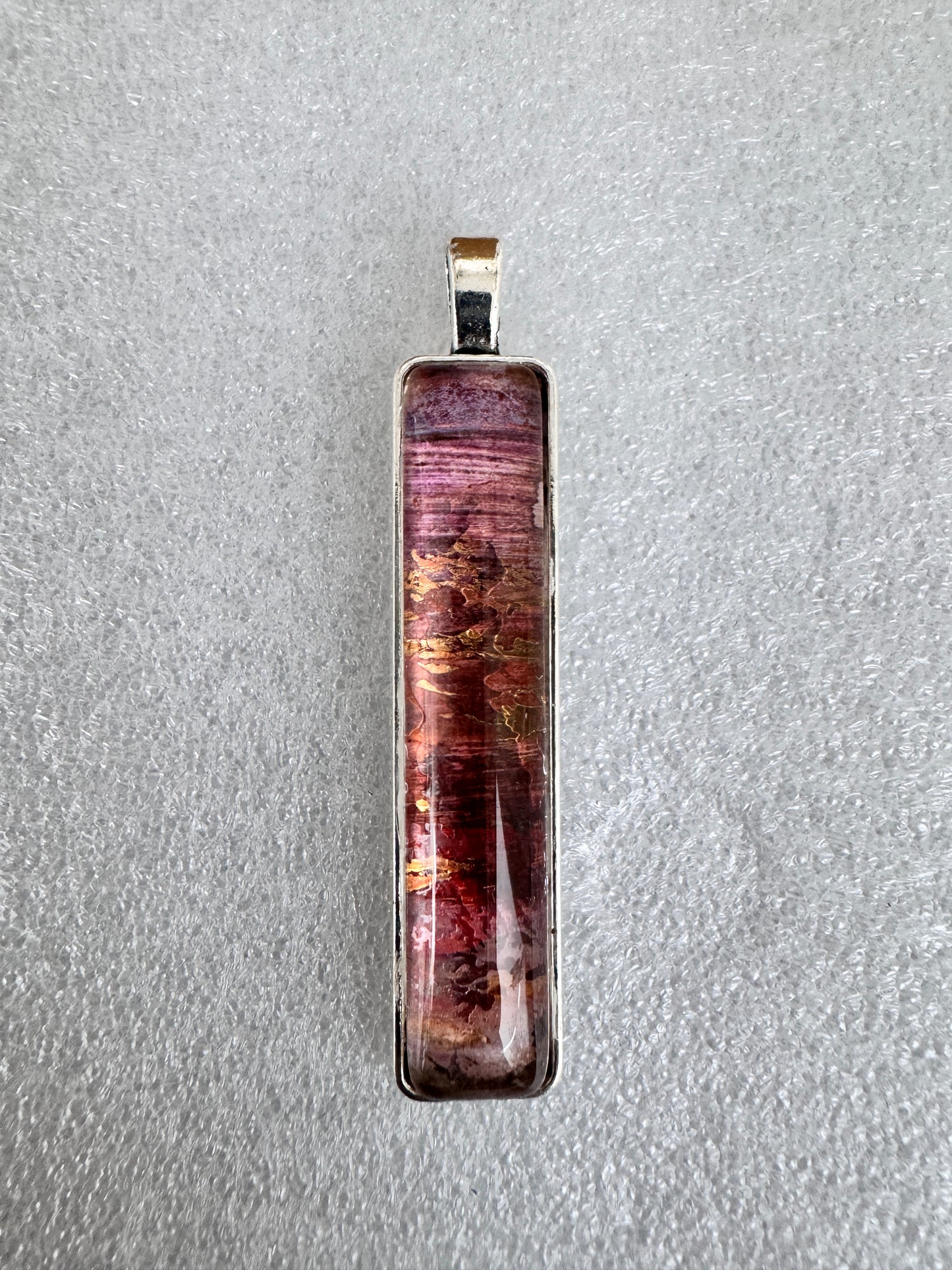 Autumn landscape Pendant With Wax Cord